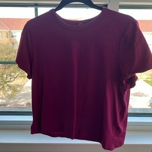 Lululemon All Yours Cropped Tee